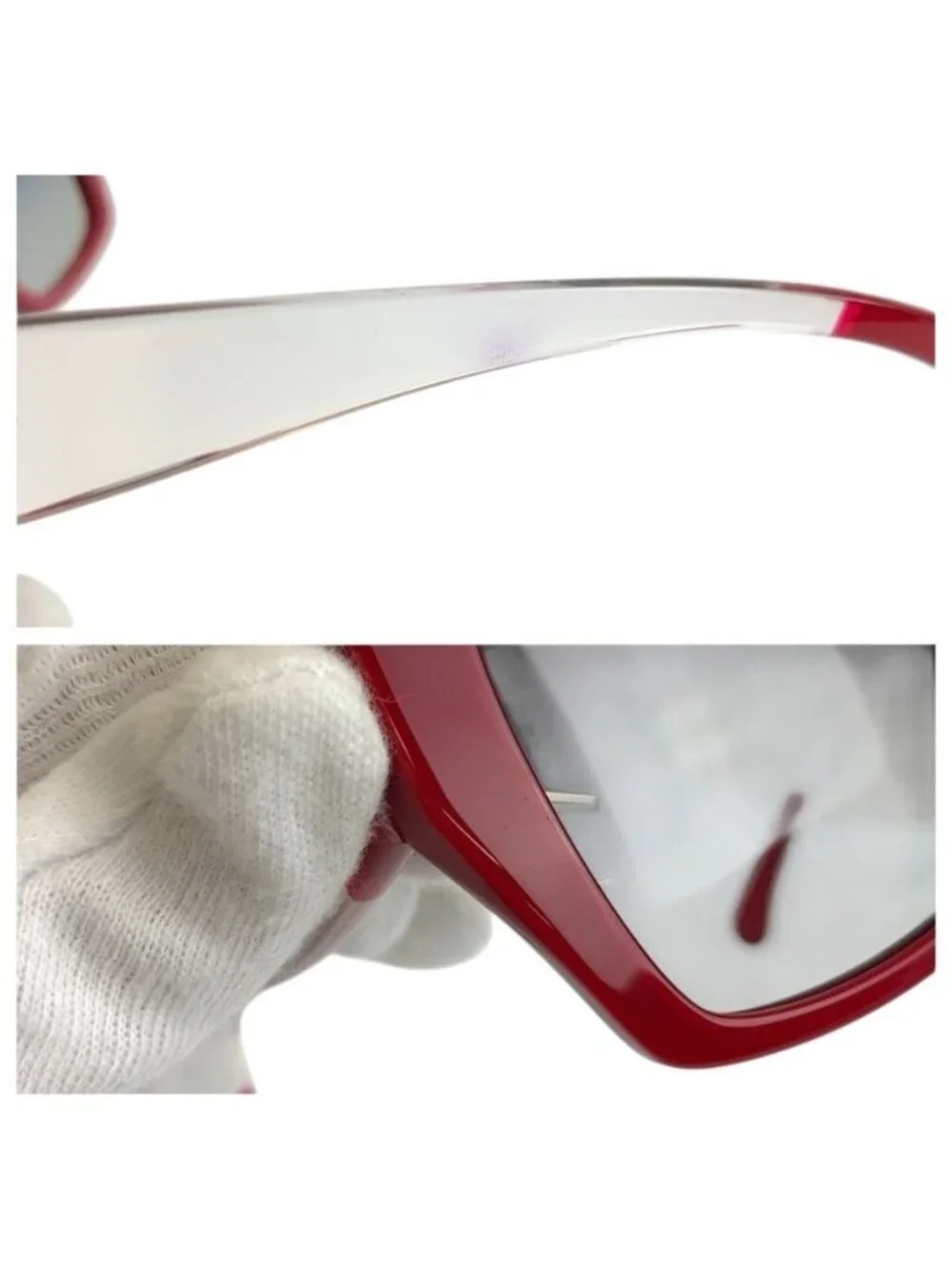 Chanel CC Logo Red Acetate C S6 Sunglasses Eyewear